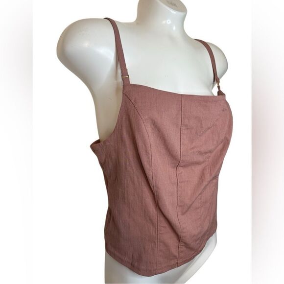 Intimately Free Back on Track Cami in Strawberry Roan - Picture 2 of 8